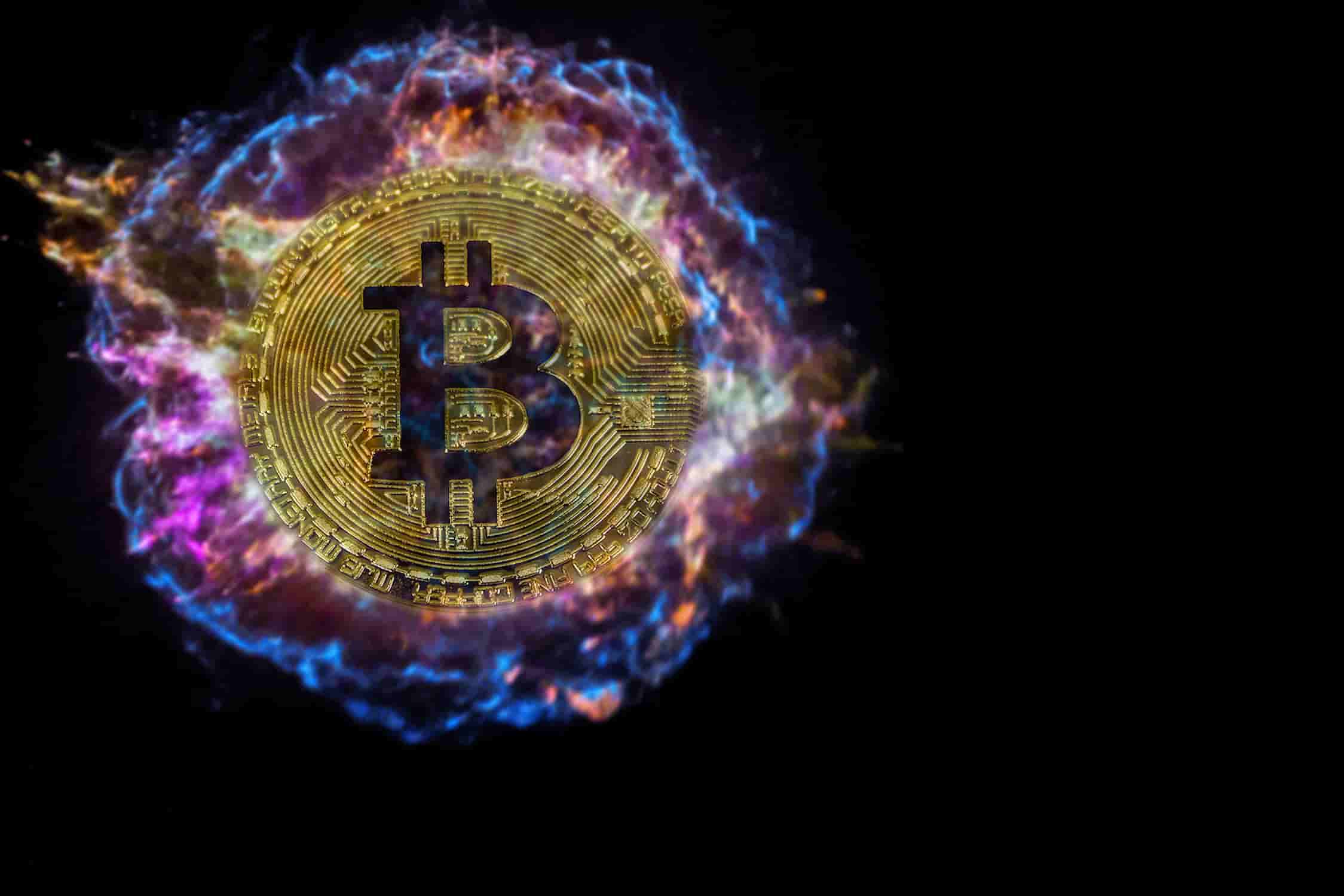 Bitcoin pegando fogo