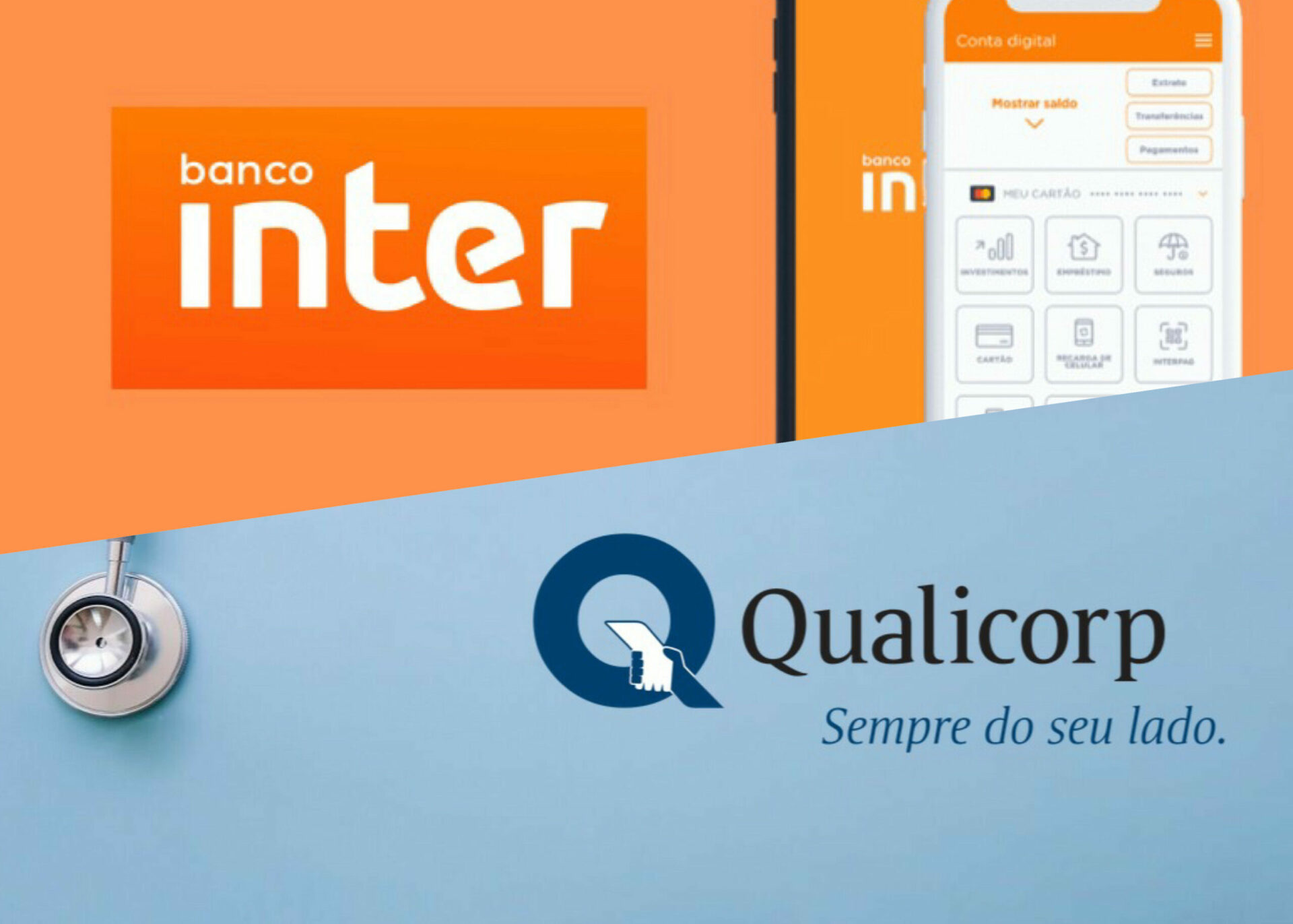 Qualicorp (QUAL3) vende planos de saúde pelo app do Banco Inter (BIDI11)