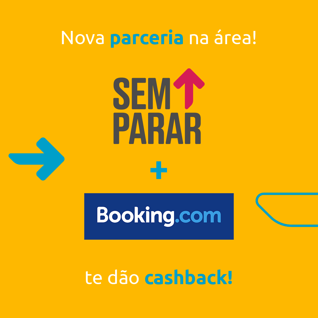 Sem Parar e Booking.com fecham parceria para oferecer cashback a seus clientes